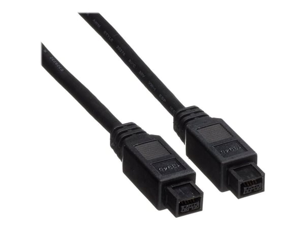 Roline - IEEE 1394-kabel - FireWire 800 (hann) til FireWire 800 (hann) - 1.8 m - svart