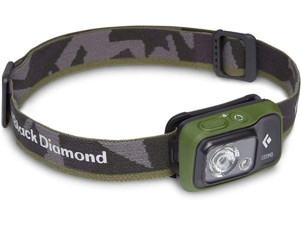 Black Diamond Cosmo 350, Hovedbånd lommelygte, Sort, Oliven, 1,1 m, IPX8, 350 lm, 10 m