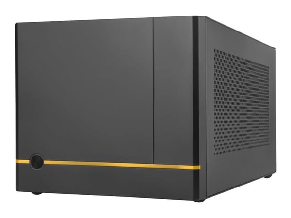 SilverStone SUGO SG14B - Tower - Mini-DTX - ingen strömförsörjning (ATX / PS/2) - svart - USB/ljud