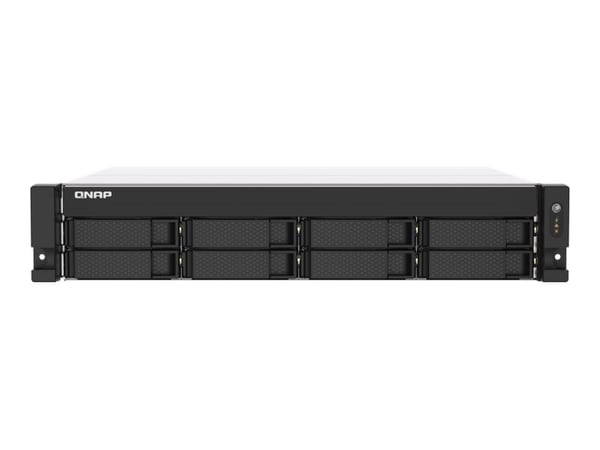 QNAP TS-873AeU-RP - NAS-server - 8 brønner - kan monteres i rack - SATA 6Gb/s - RAID 0, 1, 5, 6, 10, JBOD, 50, 60 - RAM 4 GB - 2.5 Gigabit Ethernet...