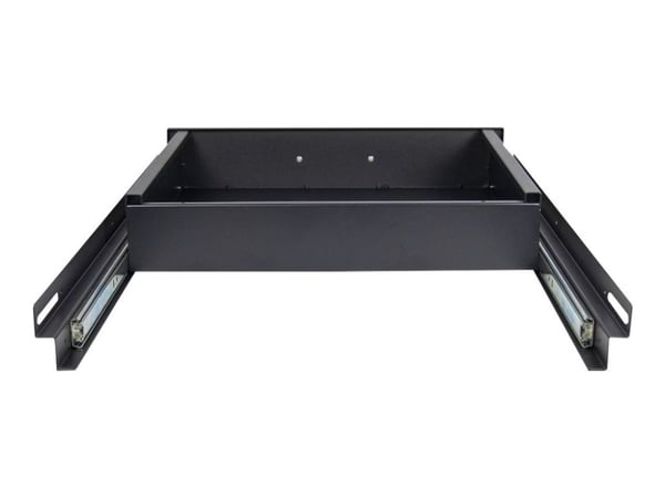 Inter-Tech SWSD-650/1000 - Rackskuff - svart, RAL 9005 - 2U - 19"