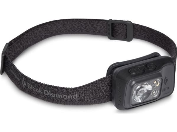 Black Diamond Spot 400-R, Taskulamppu otsanauhalla, Grafiitti, Painikkeet, 1 m, IP67, 400 lm