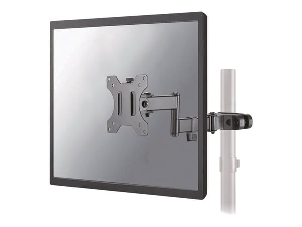 Neomounts FL40-450BL11 - Monteringssett (stangmontering) - full bevegelse - for TV - svart - skjermstørrelse: 17"-32"