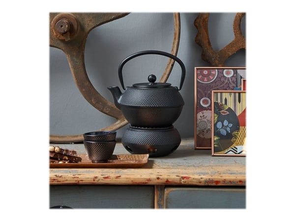 Bredemijer Theepot Jang, enkelt tekande 1200 ml sort støbejern