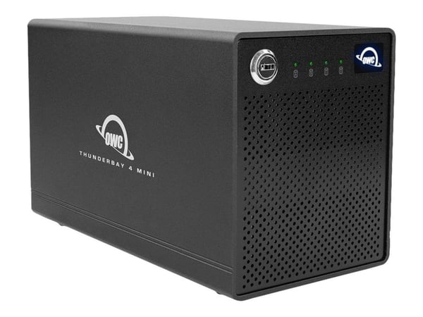 OWC ThunderBay 4 mini - Harddiskarray - 4 brønner (SATA-600) - Thunderbolt 3 (ekstern)