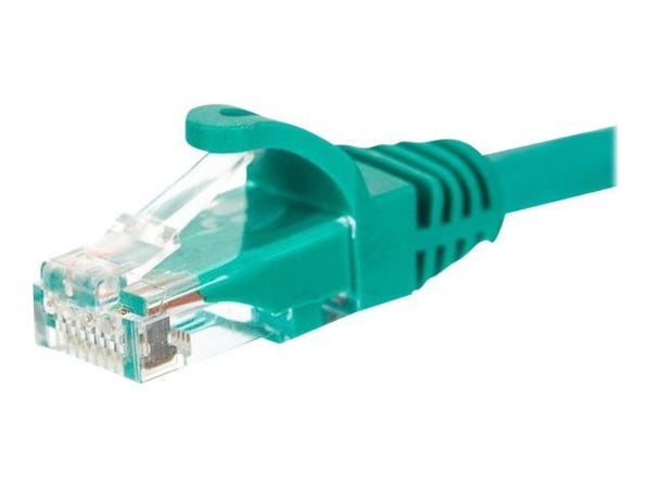 Netrack - Liitäntäkaapeli - RJ-45 (uros) - RJ-45 (uros) - 1 m - UTP - CAT 6 - muotoiltu, solmuton - vihreä