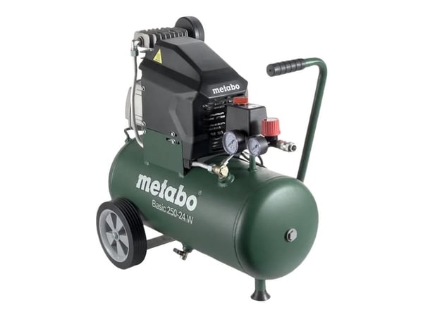 Metabo BASIC 250-24 W - Luftkompressor - 1500 W - oljesmurt - 200 l/min - 24 liter - 110 l/min