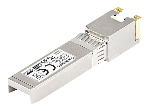 StarTech.com Cisco SFP-10GB-TC-kompatibel SFP+-modul, 10GBASE-T, SFP til RJ45 Cat6/Cat5e, 10GE Gigabit Ethernet SFP+, RJ-45 (kobber) 30m, Cisco Fir...