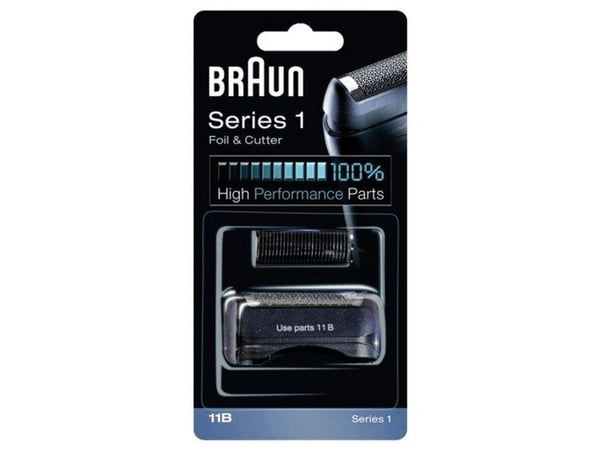 Braun Series 1 11B - Lisäterä ja -leikkuri - parranajokoneeseen - tummansininen - Braun Series 1 -parranajokoneeseen