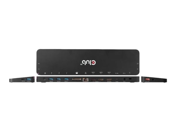 Club 3D - Dokkingstasjon - USB-C - 2 x HDMI, DP - 1GbE - 120 watt
