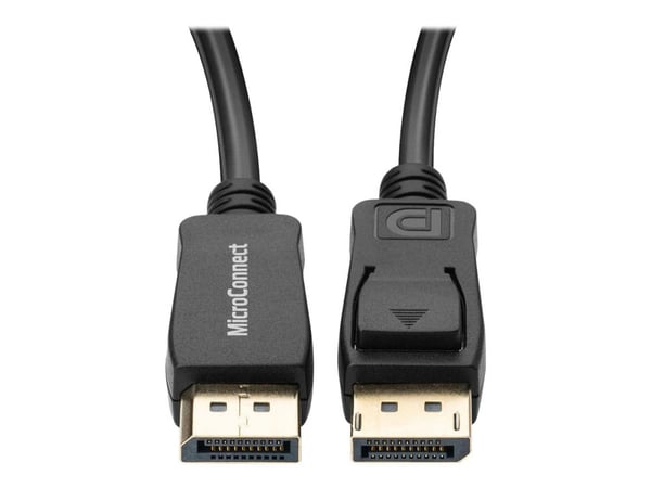 MicroConnect - DisplayPort-kabel - DisplayPort (hann) låst til DisplayPort (hann) låst - DisplayPort 1.2 - 15 m - 4 K 60 Hz (4096 x 2160) støtte - ...