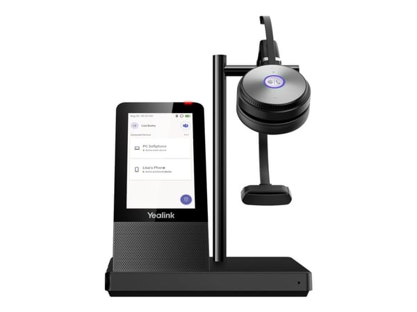 Yealink WH66 Mono X - Hodesett - full størrelse - DECT - trådløs - UC-sertifisert