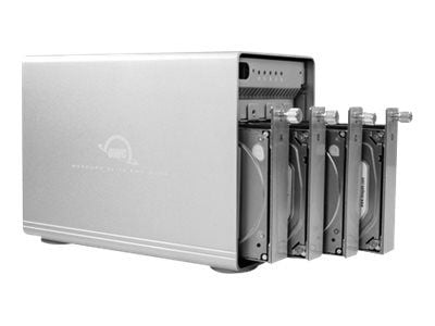 OWC Mercury Elite Pro Quad - RAID Edition - hårddiskarray - 4 fack (SATA-600) - USB 3.1 Gen 2 (extern)