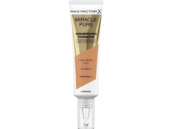 MAX FACTOR_Miracle Pure Skin Improving Foundation SPF30 PA+++ 80 Bronze 30ml