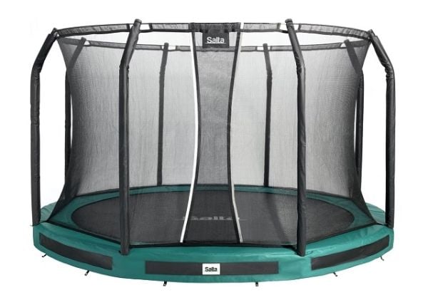 Trampoliini Premium Ground Combo 396cm vihreä