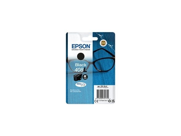 Epson Singlepack Black 408L DURABrite Ultra Ink, Perusvärintuotto, Väriainepohjainen muste, 36,9 ml, 2200 sivua, 1 kpl, Kertapakkaus
