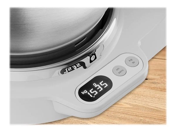 Kenwood Titanium Chef Baker KVC65.001WH - Kjøkkenmaskin - 1200 W - white/champagne cream