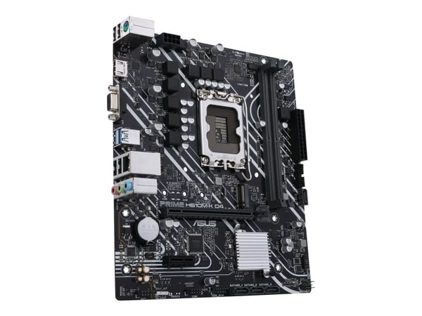 ASUS PRIME H610M-K D4 - Hovedkort - micro ATX - LGA1700-sokkel - H610 Chipset - USB 3.2 Gen 2, USB 3.2 Gen 1 - Gigabit LAN - innbygd grafikk (CPU k...