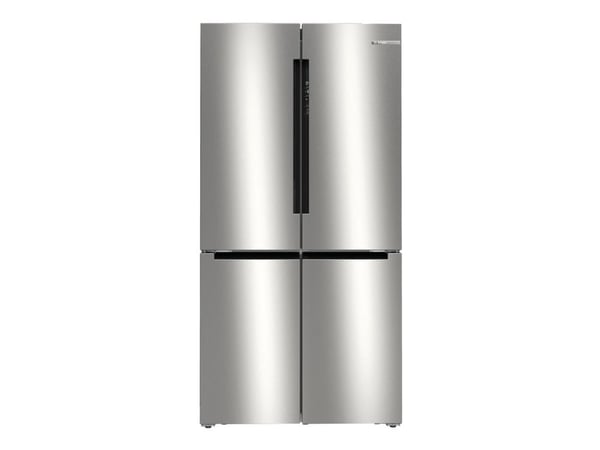 Bosch Serie | 6 KFN96APEA - Kjøleskap/fryser - bunnfryser - bredde: 91 cm - dybde: 73.1 cm - høyde: 183 cm - 605 liter - Klasse E - metallic sølv