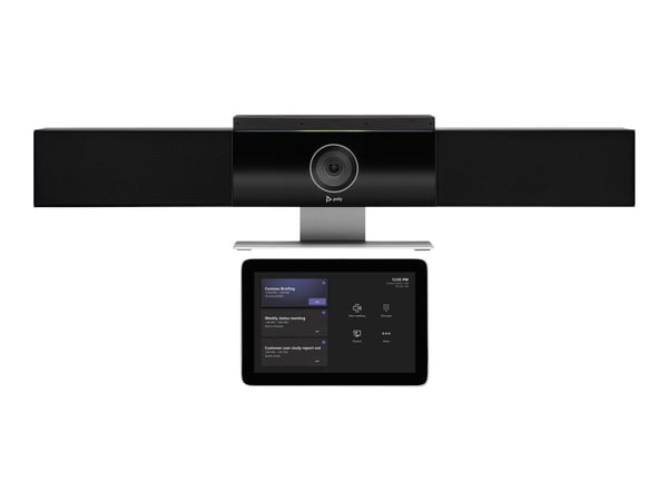 Poly Studio - Small-Medium Room Kit - videokonferansesett (berøringsskjermkonsoll, videolinje) - power adapter included - ingen PC