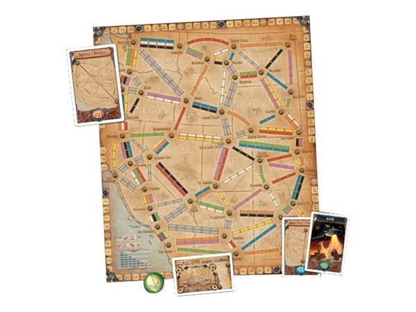 Ticket to Ride Map Collection #6 Frankrike & Old West