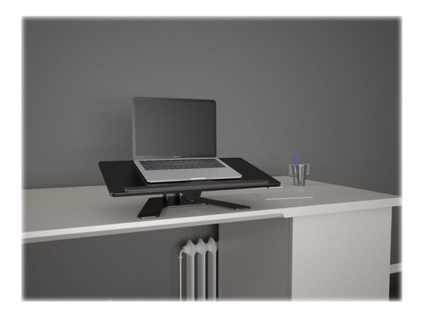 Multibrackets M Laptop Worktstation - Ställ för bärbar dator - bordsmontering - svart