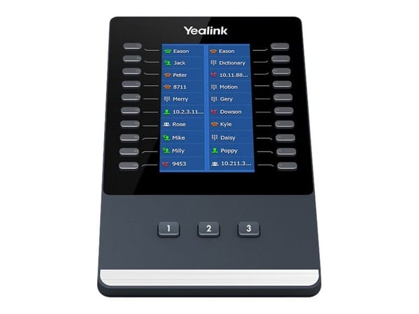 Yealink EXP43 - Tastutvidelsesmodul for VoIP-telefon - for Yealink SIP-T43U, SIP-T46U, SIP-T48U