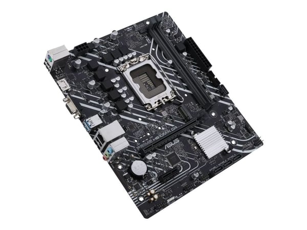 ASUS PRIME H610M-K D4 - Hovedkort - micro ATX - LGA1700-sokkel - H610 Chipset - USB 3.2 Gen 2, USB 3.2 Gen 1 - Gigabit LAN - innbygd grafikk (CPU k...