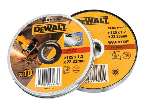 DeWALT Kapskiva för metall 125 mm. - 10-pack