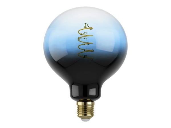 Eglo - LED-lyspære - form: G125 - E27 - 4 W - varmt hvitt lys - 2000 K - svart, bensin