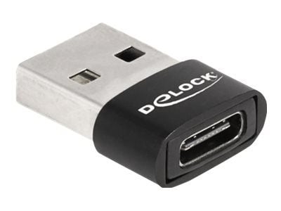 Delock - USB-adapter - USB (hann) til USB-C (hunn) - USB 2.0 - 3 V - 5 A - svart
