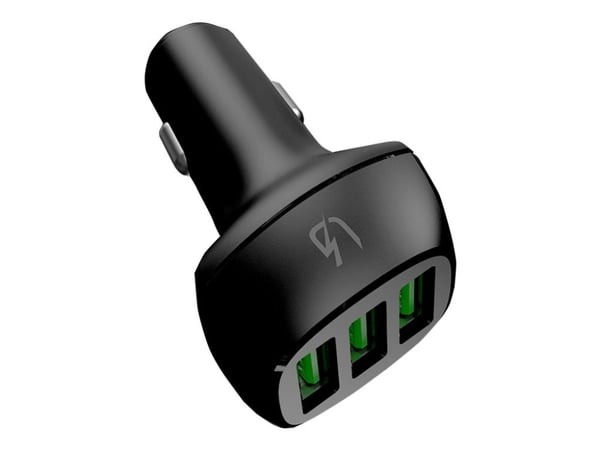 Green Cell PowerRide - Bilstrømadapter - 54 watt - 3 A - Apple Fast Charge, GC Ultra Charge, Huawei Fast Charge, QC 3.0, AFC - 3 utgangskontakter (...