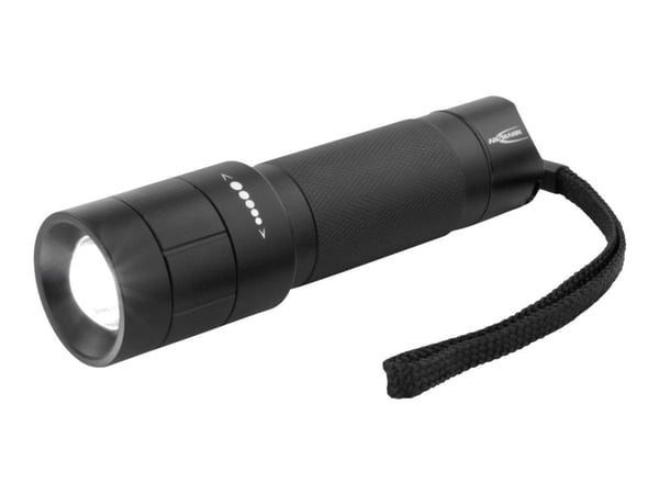 ANSMANN M250F - Lommelykt - LED - 3-modus - 5 W - svart