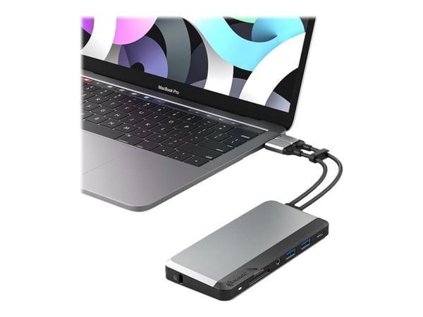 ALOGIC USB-C Super Dock - Telakointiasema - USB-C / Thunderbolt 3 - 2 x HDMI - GigE