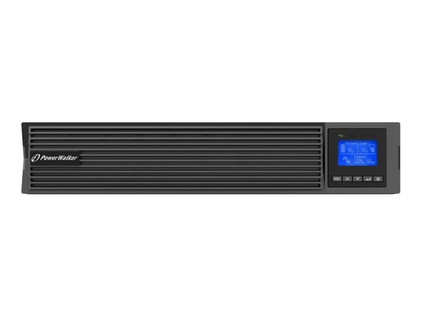 PowerWalker VFI 3000 ICR IoT - UPS (rackmonterbar/ekstern) - 3000 watt - 3000 VA - 9 Ah - RS-232, USB, Ethernet - utgangskontakter: 9