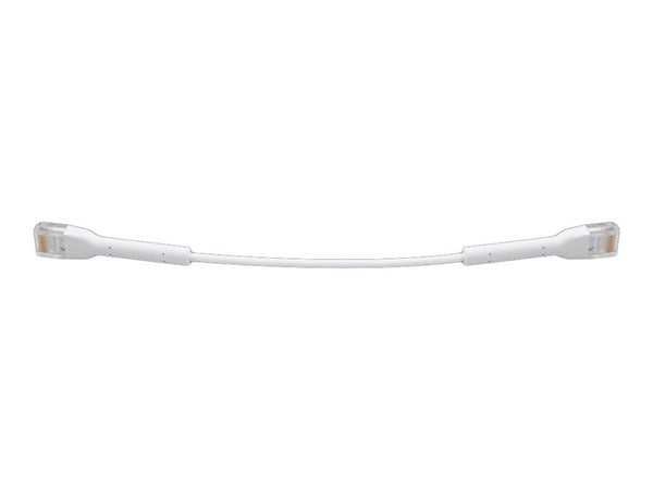 Ubiquiti UniFi - Patchkabel - RJ-45 (han) til RJ-45 (han) - 10 cm - 3 mm - CAT 6 - booted - hvid (pakke med 50)