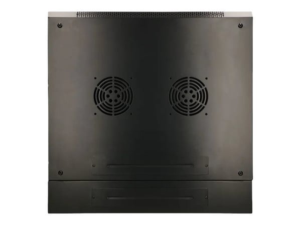Extralink AZH - Rack skap - swing type - veggmonterbar - svart - 9U - 19"