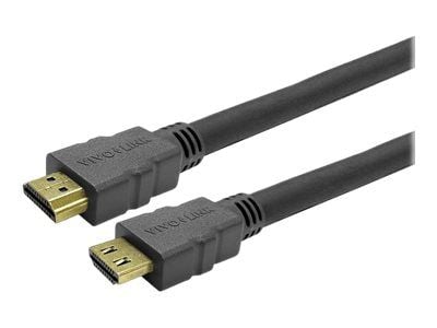 Vivolink PROHDMIHD0.5L, 0,5 m, 4096 x 2160 pikseliä, 3D, 18 Gbit/s, Äänen paluukanava (ARC), Musta