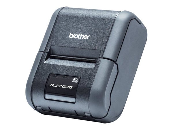 Brother RuggedJet RJ-2030 - Kvitteringsskriver - direktetermisk - Rull (5,8 cm) - 203 dpi - inntil 152 mm/sek - USB 2.0, Bluetooth 2.1 EDR