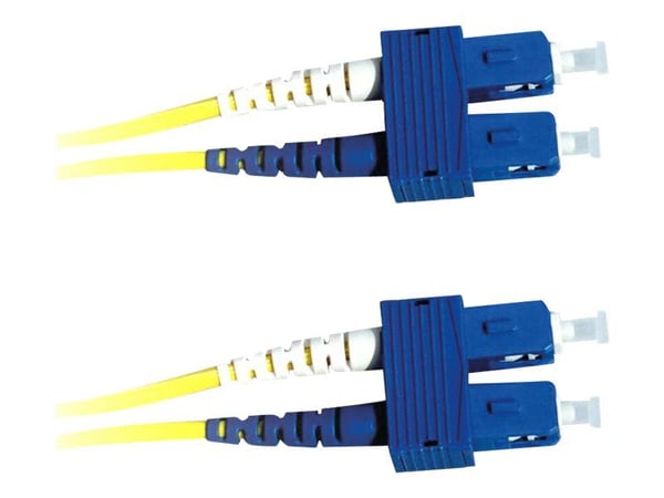 Lanview - Koblingskabel - SC/UPC-enkeltmodus (hann) til SC/UPC-enkeltmodus (hann) - 1 m - 2 mm - fiberoptisk - dupleks - 9 / 125 micron - OS2 - hal...