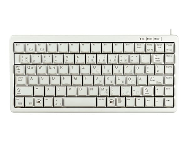 CHERRY Compact-näppäimistö G84-4100 - Näppäimistö - USB - ranska - ranskankielinen