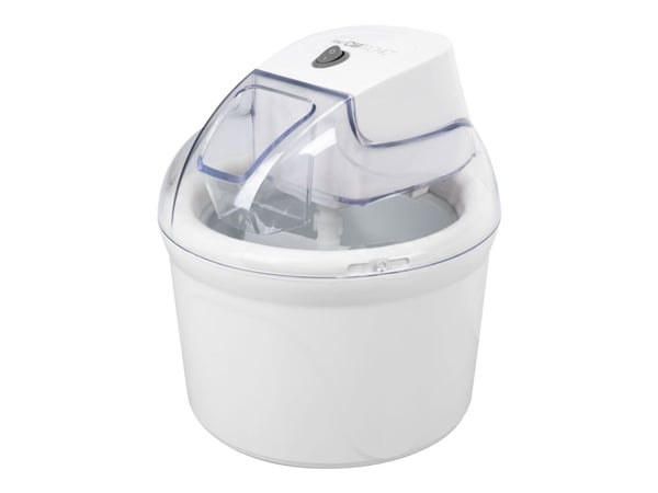Clatronic ICM 3764 - Sorbetblandare - 1,5 liter - 12 W - vit