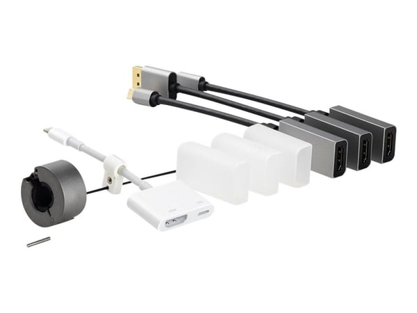 VivoLink Pro Adapter Ring - Video/lyd-adaptersett - aluminium - 4K-støtte