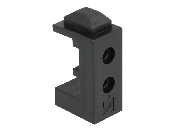 Delock - Hard drive holder - kapasitet: 2 x 3.5" HDD or 4 x 2.5" HDD/SSD - svart (en pakke 8)