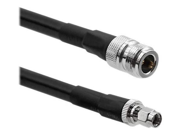 Qoltec 57028, 5 m, LMR400, N-tyyppi, RP-SMA, Musta
