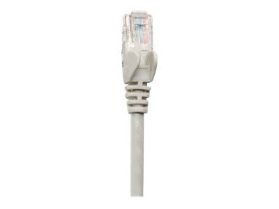 Intellinet Network Patch Cable, Cat5e, 1m, harmaa, CCA, U/UTP, PVC, RJ45, kullatut koskettimet, Snagless, Booted, Polybag - Patchkabel - RJ-45 (han...
