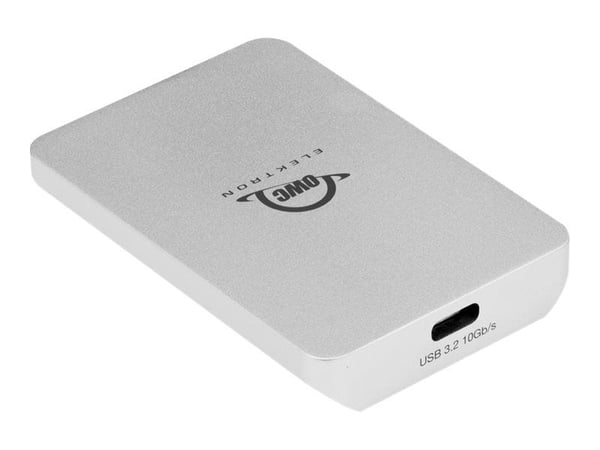 OWC Envoy Pro Elektron, SSD-kotelo, M.2, M.2, 10 Gbit/s, USB-liitettävyys, Hopea