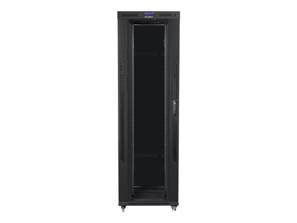 Lanberg - Rack skap - med display, 4 kjølevifter - svart, RAL 9004 - 42U - 19"