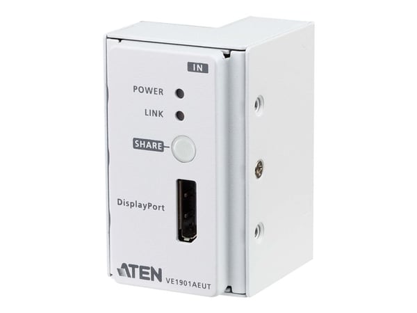 ATEN VE1901AEUT - Video/lyd/seriell-forlenger - sender - RS-232, DisplayPort, HDBaseT Lite - opp til 70 m