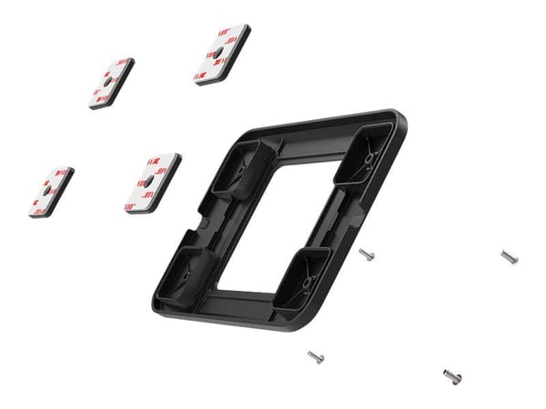 Compulocks Universal Invisible Mount Plate - Monteringskomponent (universalmonteringsplate) - for notebook/nettbrett - svart - stativmonterbar